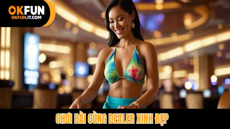 Chơi bài cùng Dealer xinh đẹp