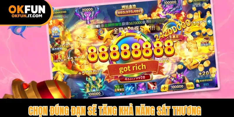 Chọn đúng đạn sẽ tăng khả năng sát thương