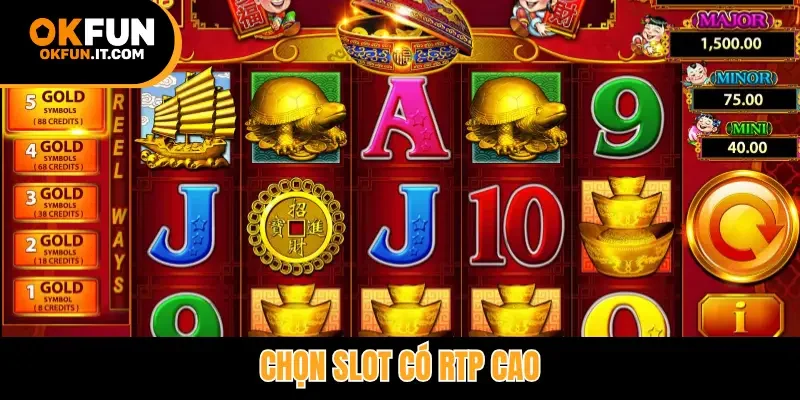 Chọn slot có RTP cao