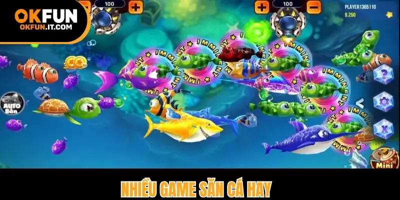 Nhiều game săn cá hay